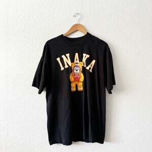 Inaka Power Shirt Mens Large active activewear streetwear graphic athleisure gym